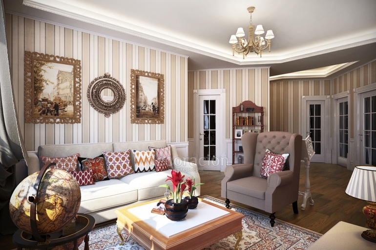 What colors and materials you need to use to design a room in the English style