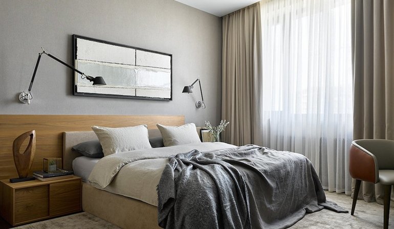 Contemporary style bedroom