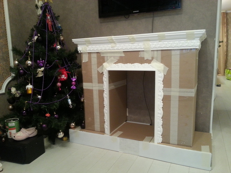 DIY fireplace