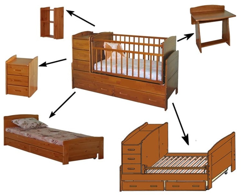 Assembling the transformer beds for newborns