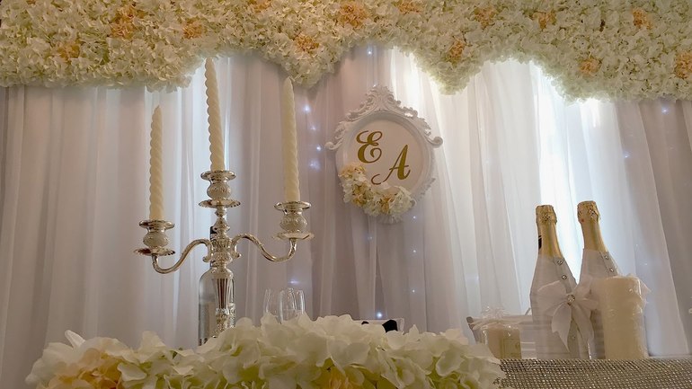 Wedding hall decoration