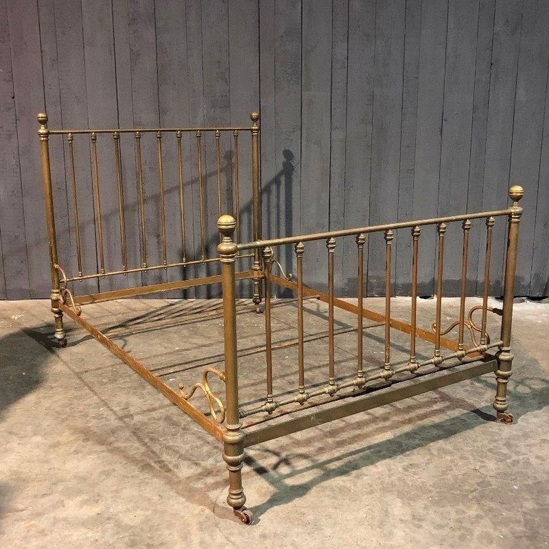 Brass bed