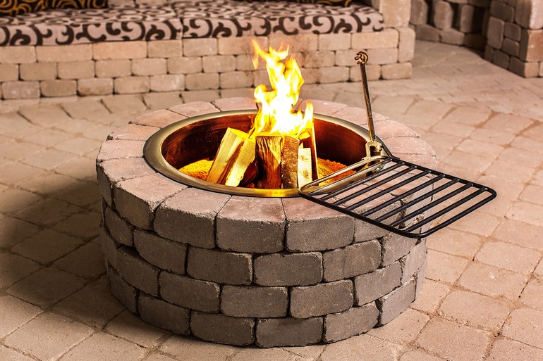 Brick hearth