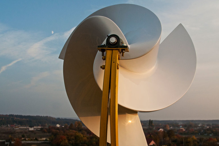 To create a makeshift wind turbine